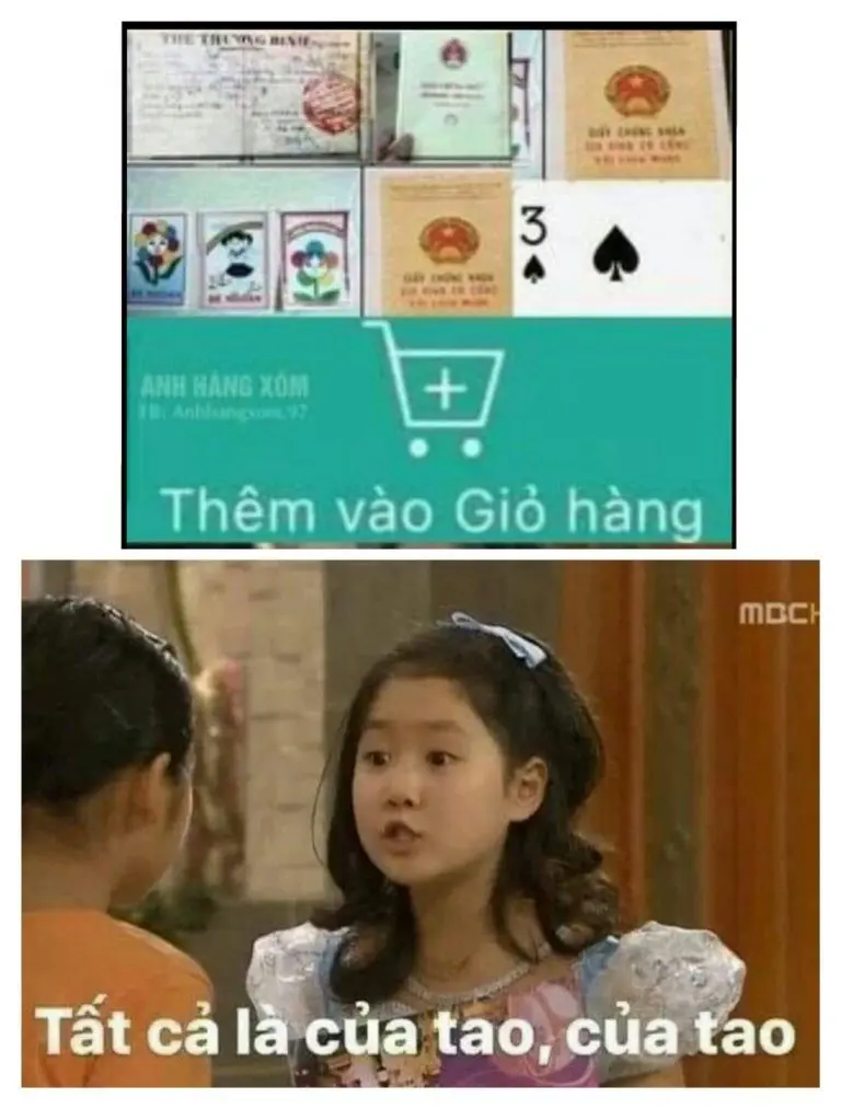 Meme chế hài hước cực kỳ vui nhộn