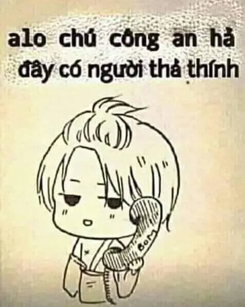 Meme gọi công an thả thính hài hước