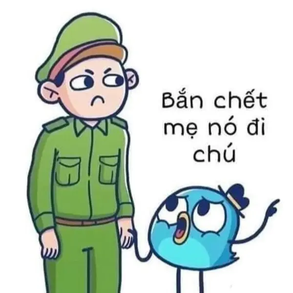 Meme mách chú công an hài hước và thú vị