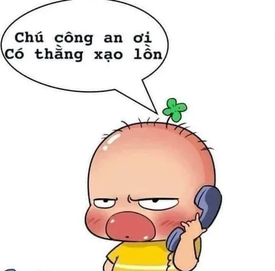 Meme gọi báo công an