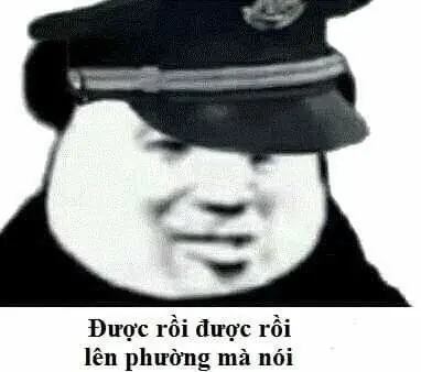 Meme gấu trúc làm công an hài hước và độc đáo
