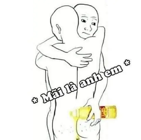 Meme ôm mang lại tiếng cười thoải mái
