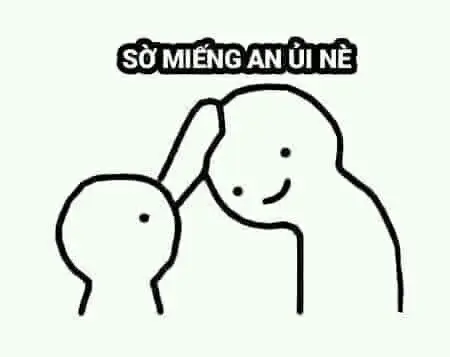 Meme ôm mang đến cảm giác an lành