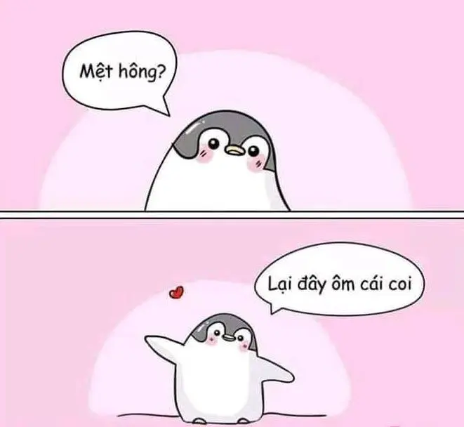 Meme ôm mang lại cảm giác ấm áp