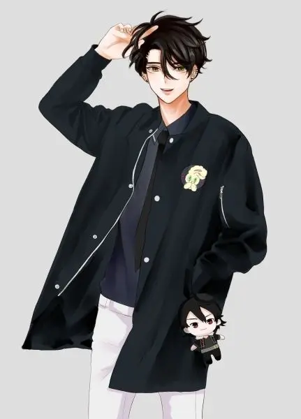 Trai đẹp anime mắt đen sâu thẳm Trai đẹp anime mắt đen sâu thẳm