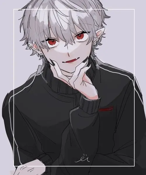 Hình trai đẹp anime tóc xanh dương Hình trai đẹp anime tóc xanh dương