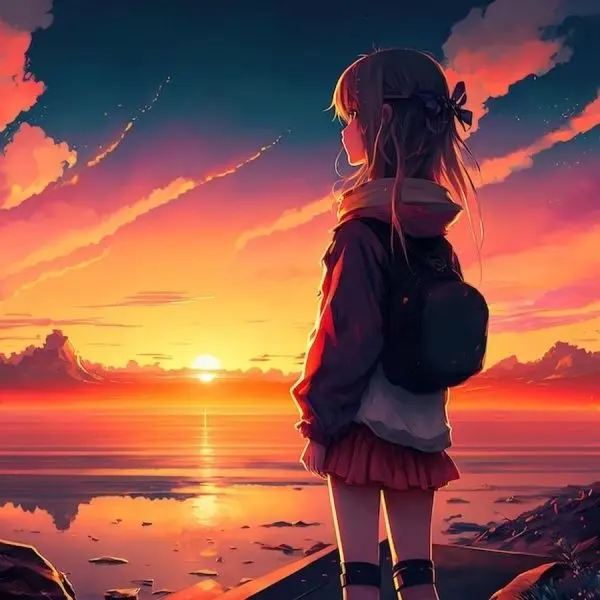 Hình ảnh anime nữ chụp từ phía sau, mang vẻ đẹp nhẹ nhàng và bay bổng Hình ảnh anime nữ chụp từ phía sau, mang vẻ đẹp nhẹ nhàng và bay bổng