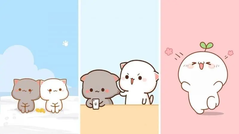 Hình nền chibi cute cho máy tính giúp ngày làm việc thêm vui Hình nền chibi cute cho máy tính giúp ngày làm việc thêm vui