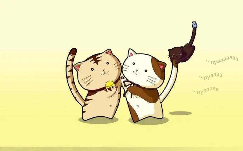 Hình nền chibi cute cho máy tính tạo cảm giác thư giãn Hình nền chibi cute cho máy tính tạo cảm giác thư giãn