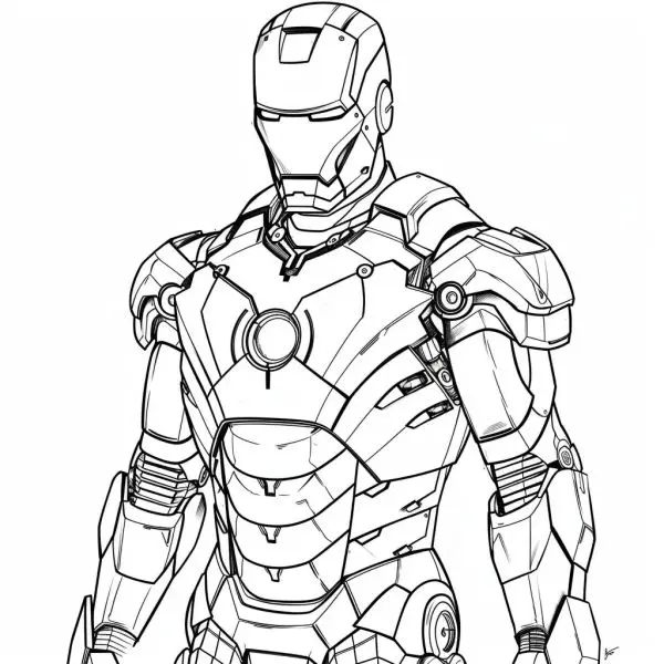 Tô màu sáng tạo để bộ giáp Iron Man thêm rực rỡ. Tô màu sáng tạo để bộ giáp Iron Man thêm rực rỡ.