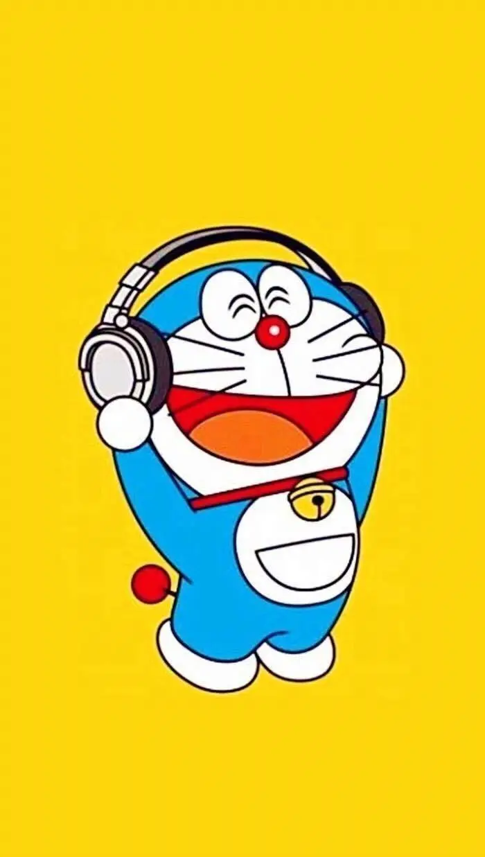 Doraemon cute trong khung cảnh ngoài trời cho điện thoại Doraemon cute trong khung cảnh ngoài trời cho điện thoại