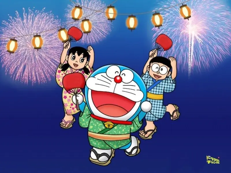 Hình nền Doraemon dễ thương với màu sắc tươi sáng cho laptop Hình nền Doraemon dễ thương với màu sắc tươi sáng cho laptop
