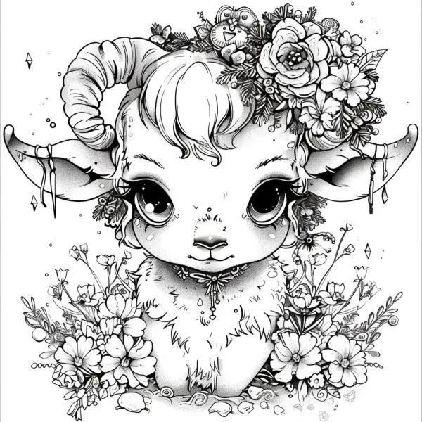 Tìm ngay bộ tranh tô màu 12 cung hoàng đạo cute, siêu dễ thương.