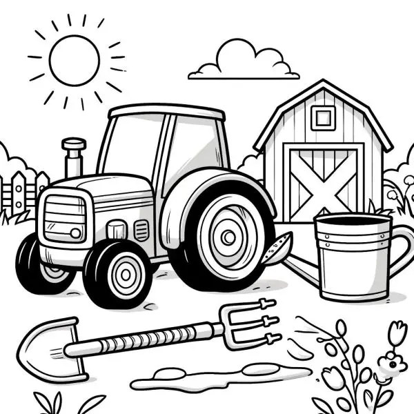 Bé sẽ thích thú với tranh tô màu chủ đề nông nghiệp đầy sáng tạo. Bé sẽ thích thú với tranh tô màu chủ đề nông nghiệp đầy sáng tạo.