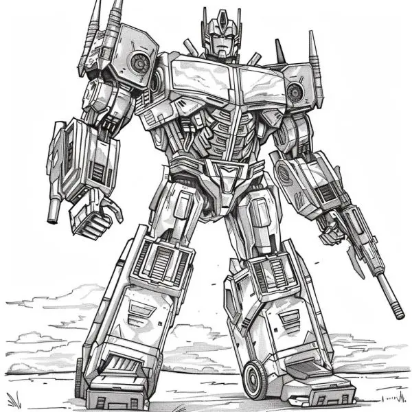 Tranh tô màu Optimus Prime – Món quà tuyệt vời dành cho bé yêu Transformers. Tranh tô màu Optimus Prime – Món quà tuyệt vời dành cho bé yêu Transformers.