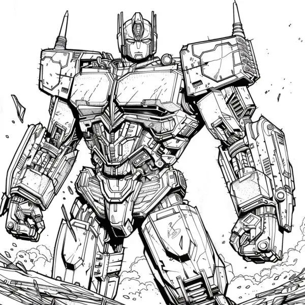 Khám phá tranh tô màu Optimus Prime – Giúp bé phát triển tư duy logic. Khám phá tranh tô màu Optimus Prime – Giúp bé phát triển tư duy logic.