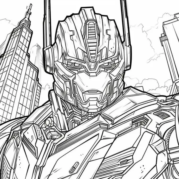 Bé yêu sẽ hào hứng với tranh tô màu Optimus Prime ngầu lòi và mạnh mẽ. Bé yêu sẽ hào hứng với tranh tô màu Optimus Prime ngầu lòi và mạnh mẽ.