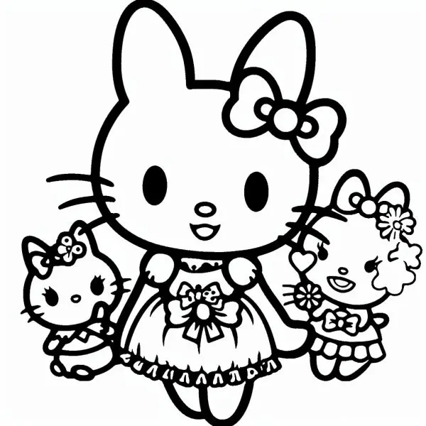 Làm nổi bật khả năng nghệ thuật của bé với tranh tô màu Sanrio. Làm nổi bật khả năng nghệ thuật của bé với tranh tô màu Sanrio.