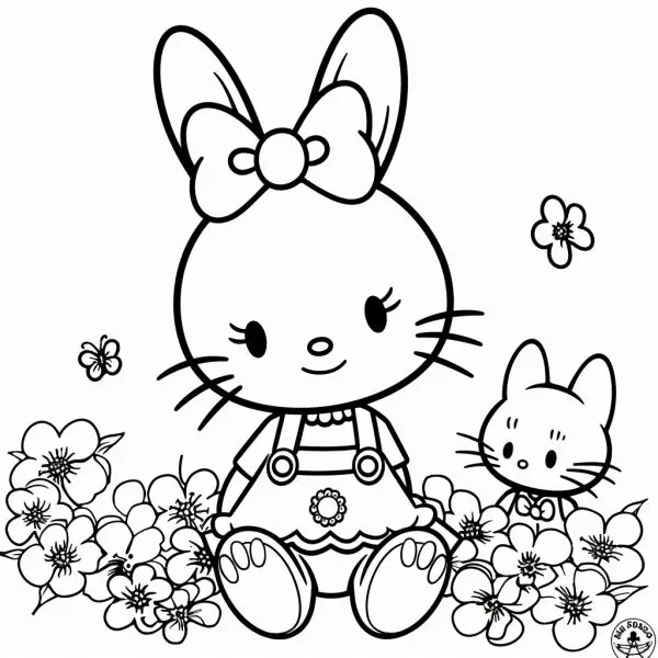 Bé yêu khám phá thế giới Sanrio qua tranh tô màu thú vị. Bé yêu khám phá thế giới Sanrio qua tranh tô màu thú vị.