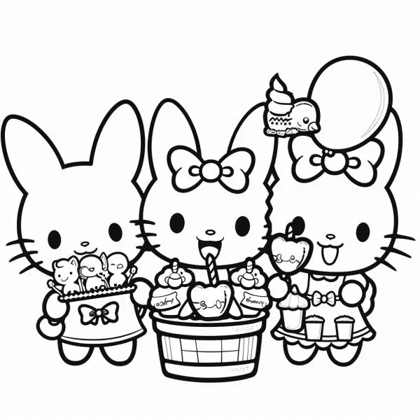 Khám phá sắc màu cùng bé qua tranh tô màu Sanrio dễ thương. Khám phá sắc màu cùng bé qua tranh tô màu Sanrio dễ thương.