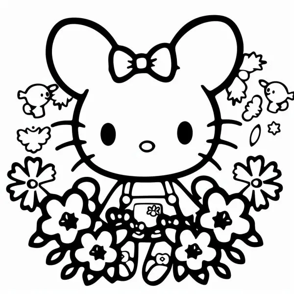 Làm nổi bật tài năng nghệ thuật của bé qua tranh tô màu Sanrio. Làm nổi bật tài năng nghệ thuật của bé qua tranh tô màu Sanrio.