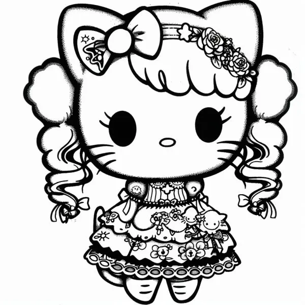 Bé yêu khám phá từng nhân vật Sanrio qua tranh tô màu. Bé yêu khám phá từng nhân vật Sanrio qua tranh tô màu.