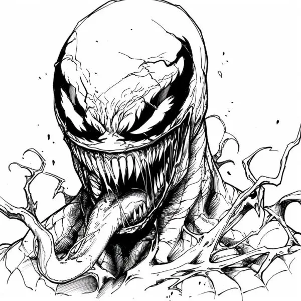 Học và chơi cùng tranh tô màu Venom – Món quà thú vị cho bé. Học và chơi cùng tranh tô màu Venom – Món quà thú vị cho bé.