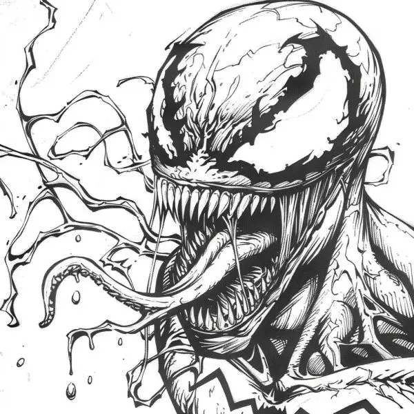 Venom ngầu lòi xuất hiện trong bộ tranh tô màu siêu hấp dẫn. Venom ngầu lòi xuất hiện trong bộ tranh tô màu siêu hấp dẫn.