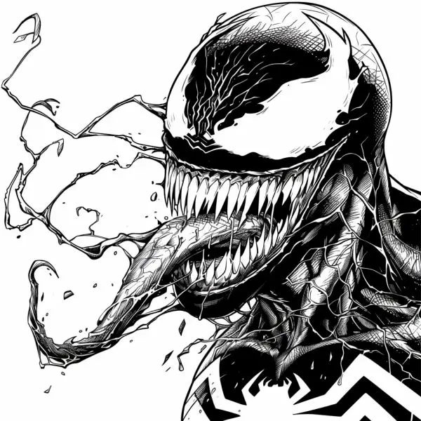 Tranh tô màu Venom đẹp nhất 2024 dành cho trẻ yêu siêu anh hùng. Tranh tô màu Venom đẹp nhất 2024 dành cho trẻ yêu siêu anh hùng.