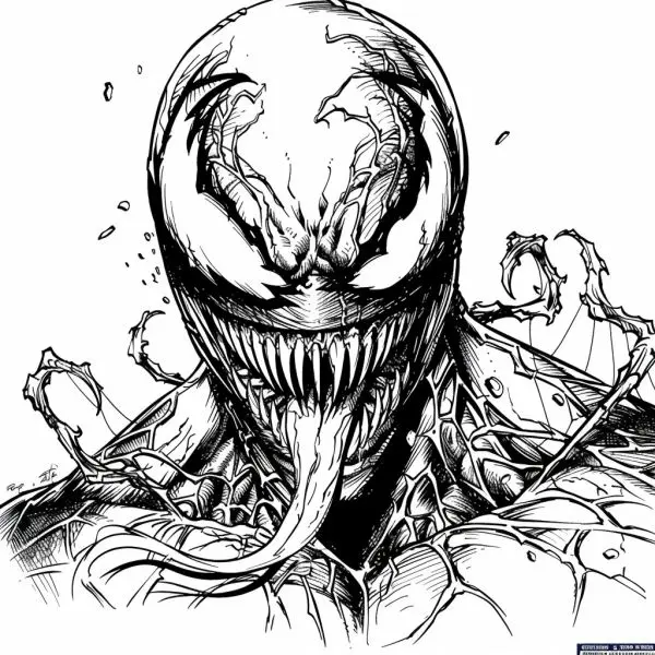 Tô màu Venom: Hoạt động bổ ích giúp bé hiểu thêm về nhân vật. Tô màu Venom: Hoạt động bổ ích giúp bé hiểu thêm về nhân vật.