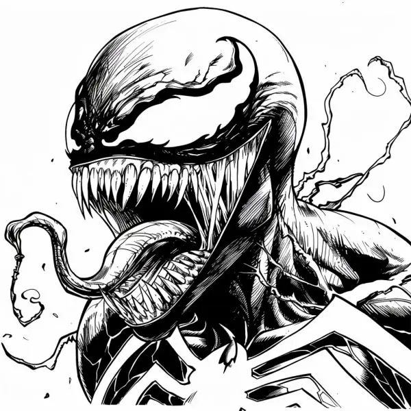 Tô màu Venom – Hoạt động thú vị để bé vừa học vừa chơi. Tô màu Venom – Hoạt động thú vị để bé vừa học vừa chơi.