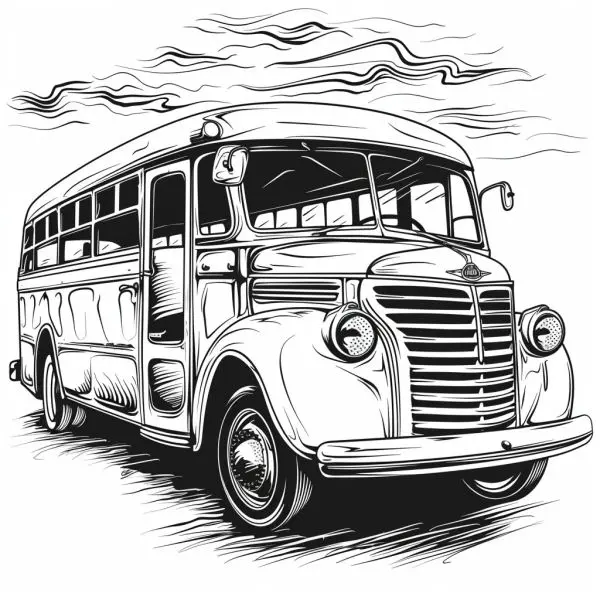 Giúp bé thư giãn với bộ tranh tô màu xe buýt đáng yêu! Giúp bé thư giãn với bộ tranh tô màu xe buýt đáng yêu!