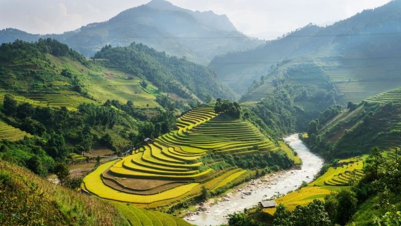 Vẻ đẹp tự nhiên Việt Nam, từ núi non đến đồng bằng. Vẻ đẹp tự nhiên Việt Nam, từ núi non đến đồng bằng.