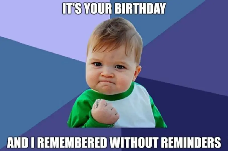 Happy birthday meme là món quà bất ngờ trong ngày sinh nhật