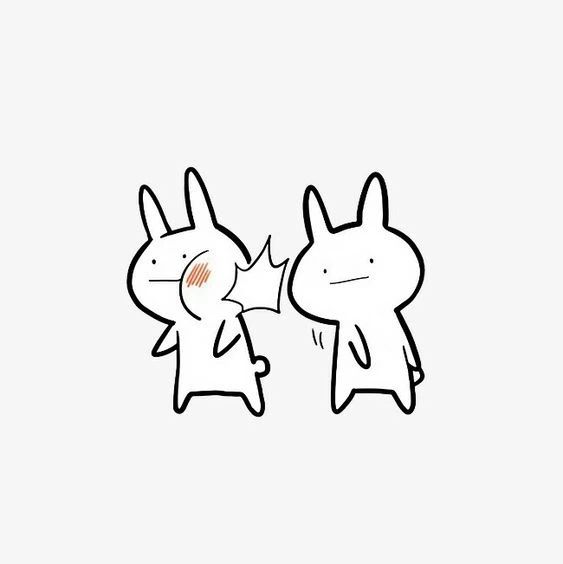 Meme thỏ bảy màu tát hài hước
