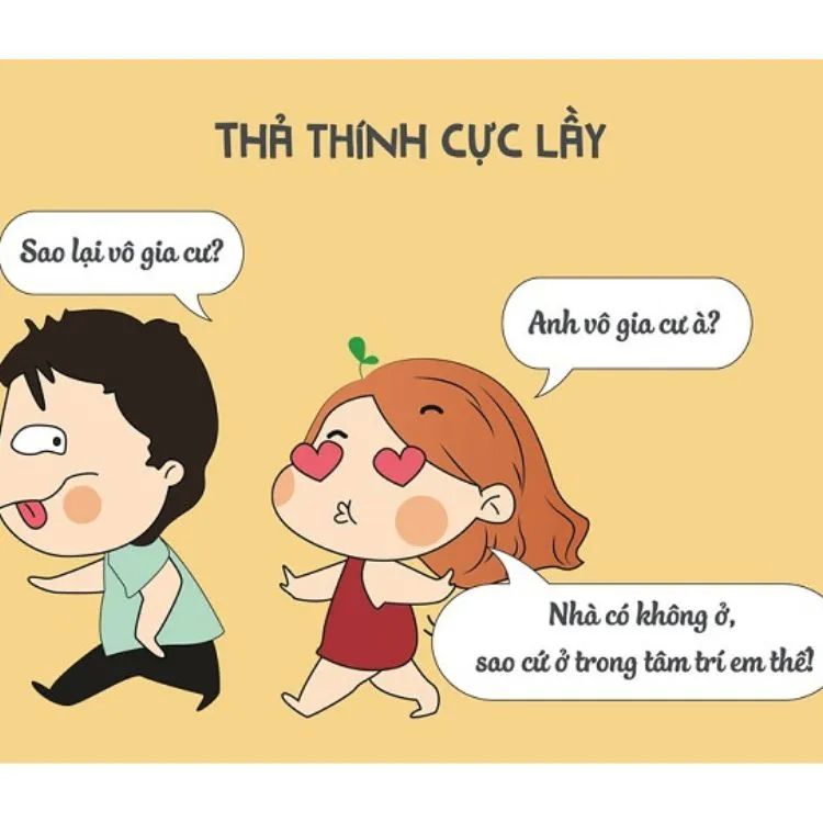 Meme tình yêu thú vị và vui nhộn