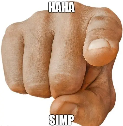 Meme chỉ tay làm người xem bật cười