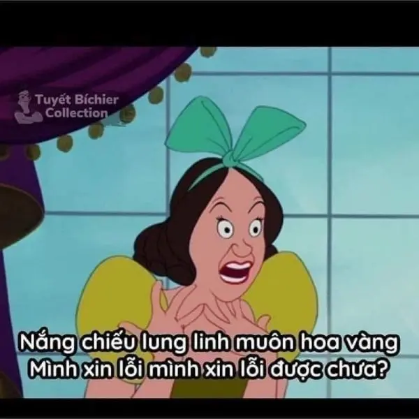 Meme xin lỗi đơn giản mà hiệu quả