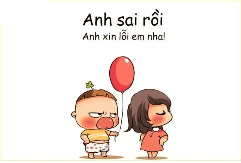 Meme xin lỗi cực kỳ hài hước