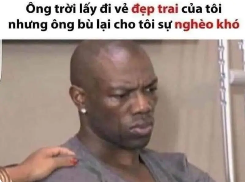 Meme anh da đen nổi tiếng với biểu cảm khó đỡ