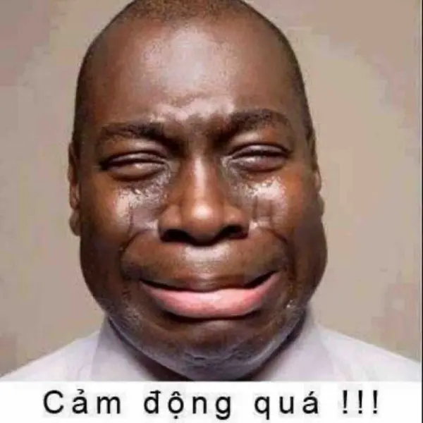 Meme anh da đen cảm động hài hước