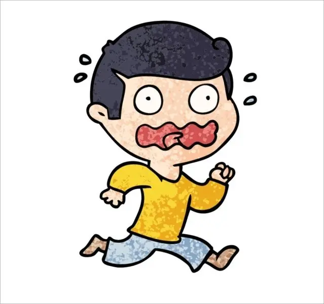 Meme sợ hãi chạy trốn