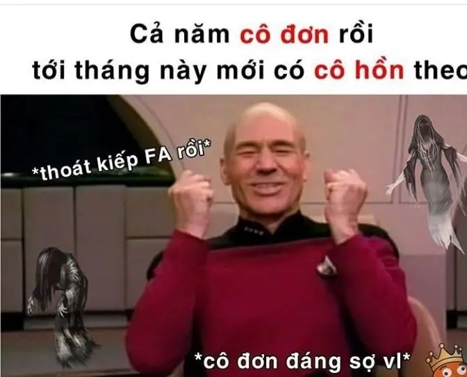 Meme vui vẻ châm biếm hài hước