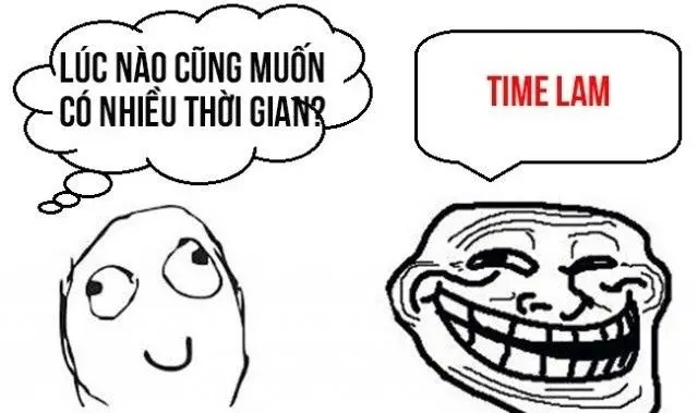 Meme vui châm biếm về thời gian