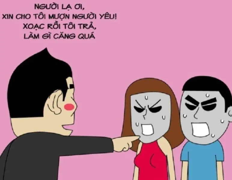 Meme người lạ ơi độc đáo và hài hước