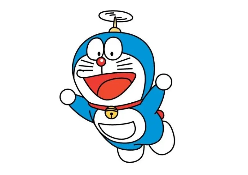 Avatar Doremon trong tư thế đang bay lượn, đầy năng động. Avatar Doremon trong tư thế đang bay lượn, đầy năng động.