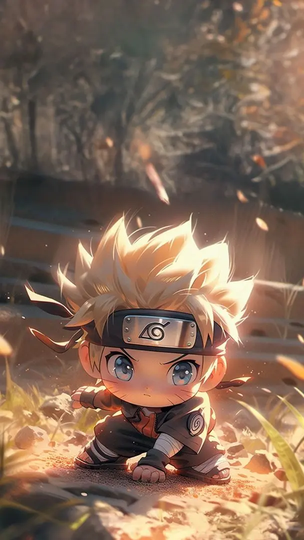 Trang trí điện thoại với hình nền Naruto phong cách