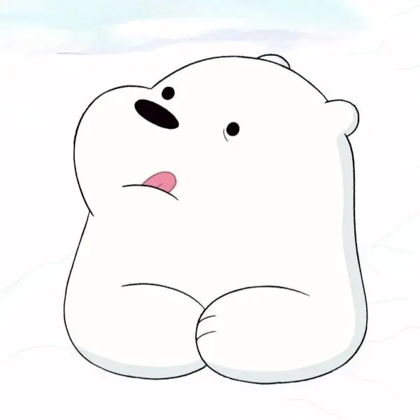 Thỏa sức sáng tạo với avatar gấu trắng hoạt hình cute