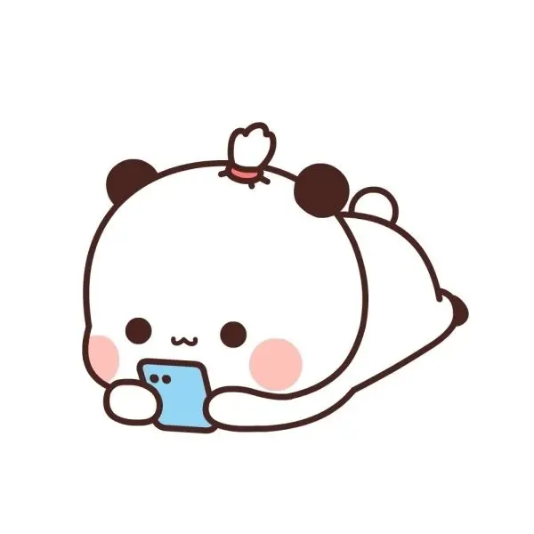 Trang cá nhân thêm sống động với avatar gấu trắng hoạt hình cute