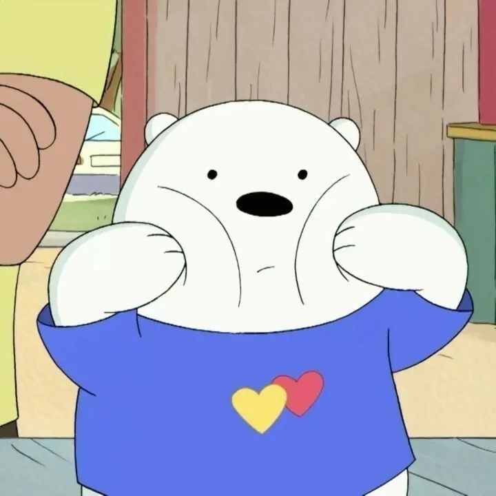 Làm mới phong cách với avatar gấu trắng hoạt hình cute